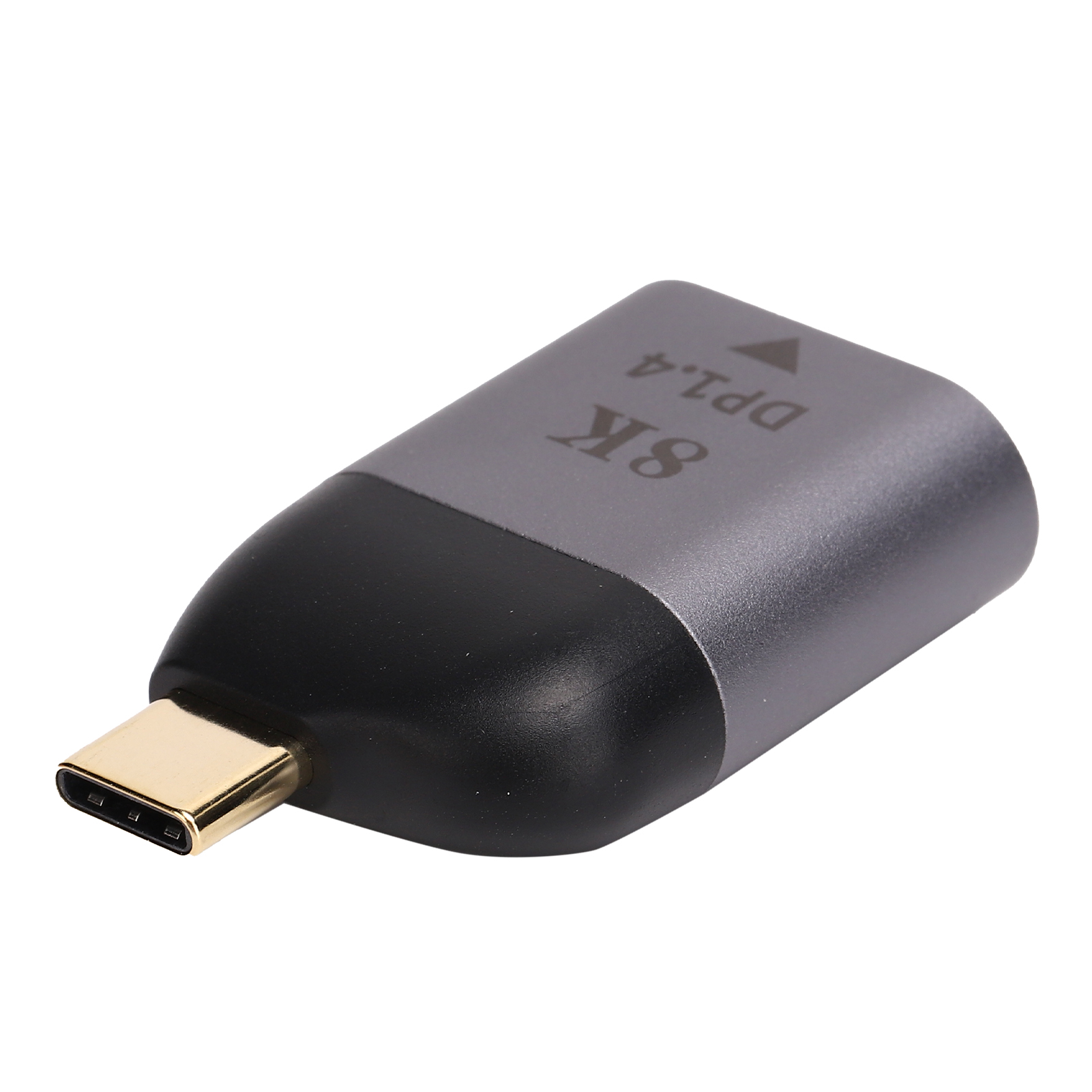 Aluminium-usb-c-auf-displayport-1.4-adapter, Unterstützt 8k 60hz, Kompakt Und Tragbar Für Pc, Macbook Und Tablet – Zubehör Für Hochauflösendes Video