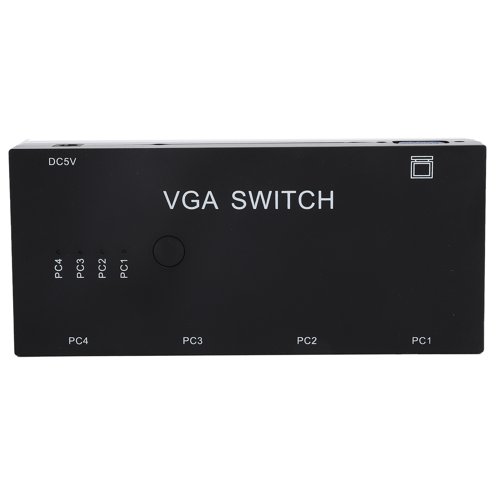 Vga-umschalter Mit 4 Eingängen Und 1 Ausgang, Verteilerbox Für Vga/xvga/svga/uxga-monitore