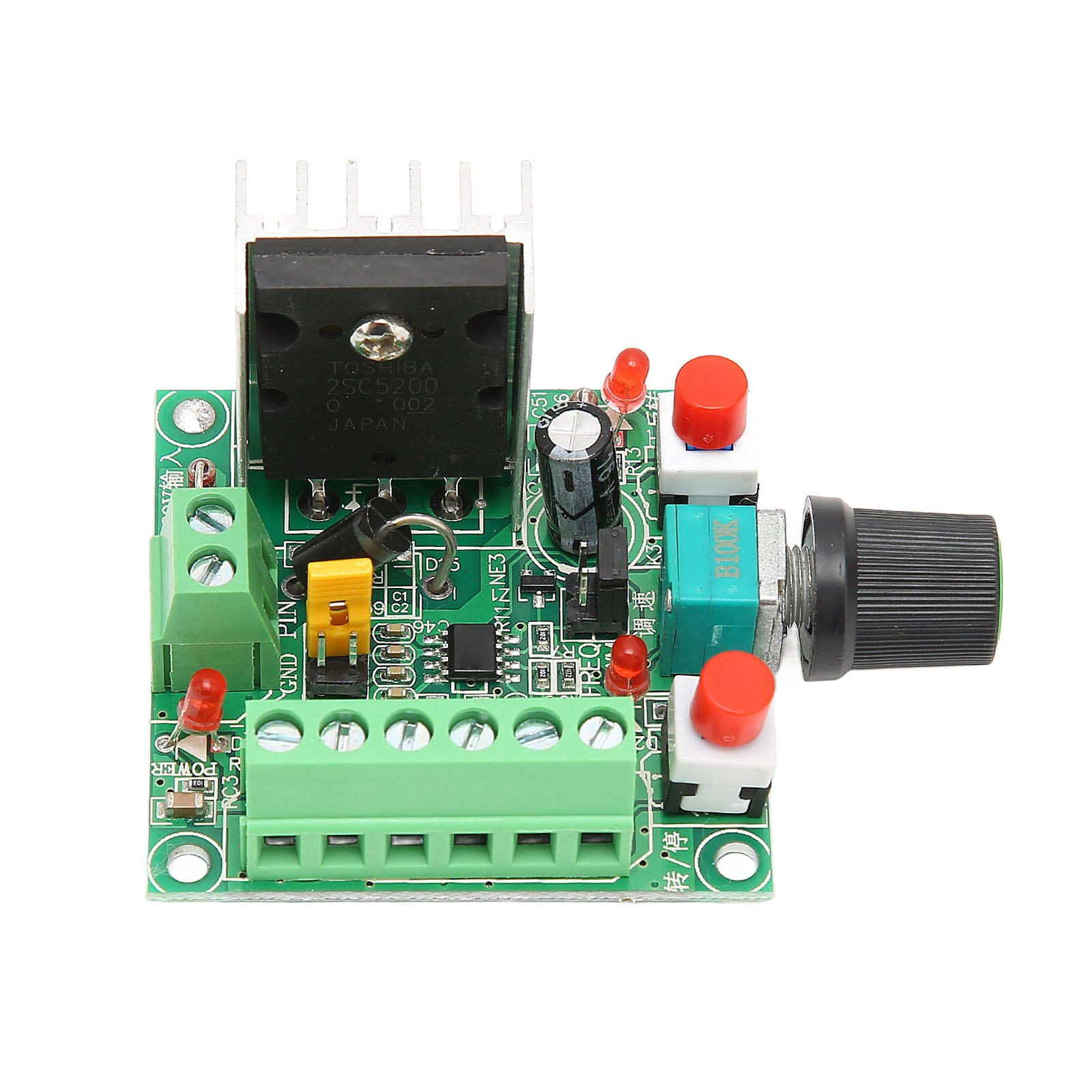 Pwm-controller Für 5–12-v-dc-schrittmotoren, 3-frequenz-signalgenerator, 15–160-v-drehzahlregler Für Leiterplatten