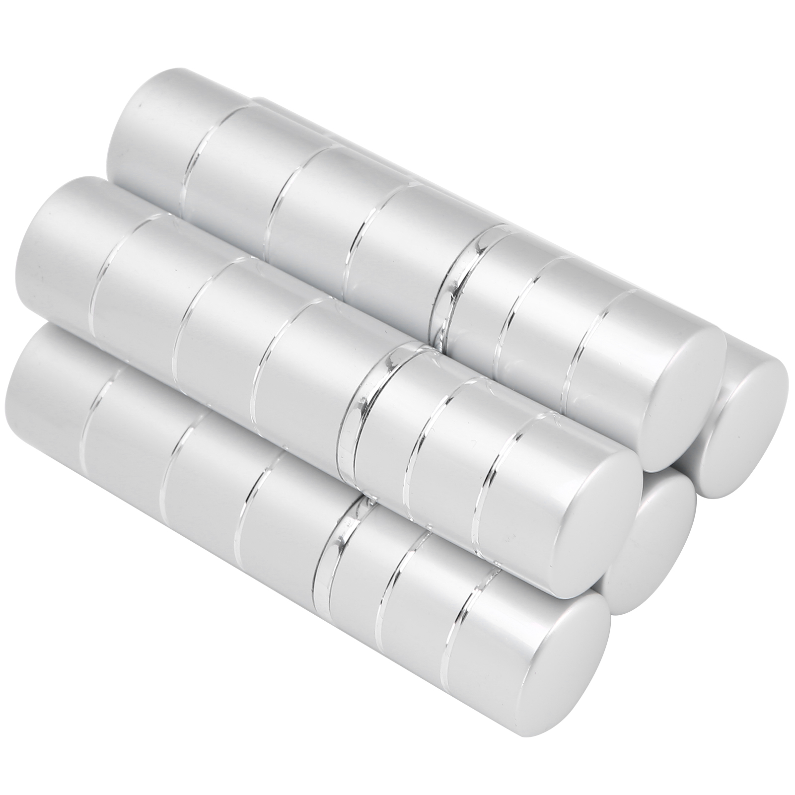 Leere, Wiederbefüllbare 10-ml-glasparfümflasche Mit Tragbarem Silberzerstäuber – 5er-pack