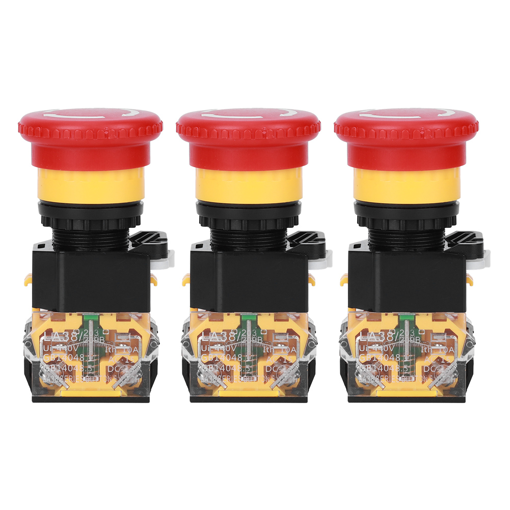 Not-aus-taster 22 Mm 440 V 10 A - Sicherheitsschalter Für Industrieanlagen