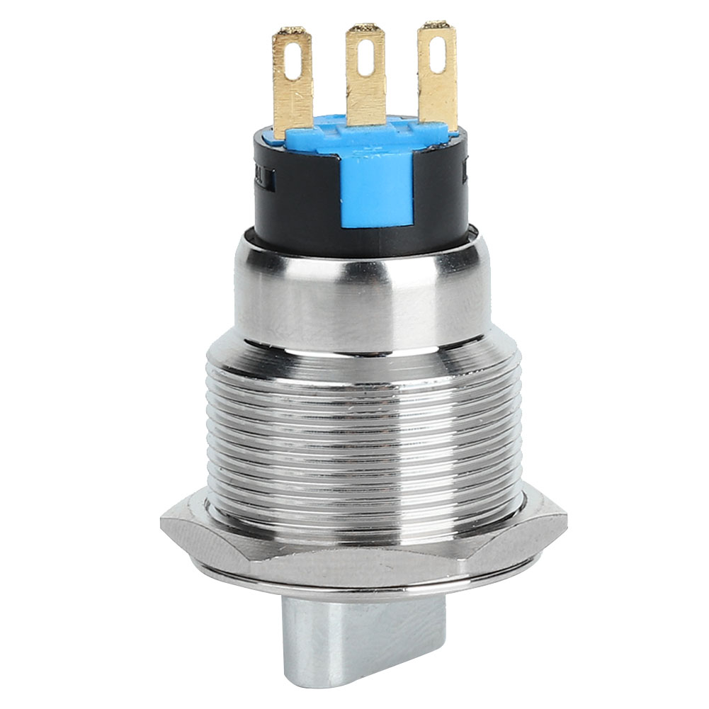 Ip67 Wasserdichter Drehschalter, 19 Mm, 3 Pins, 2 Positionen, Edelstahl