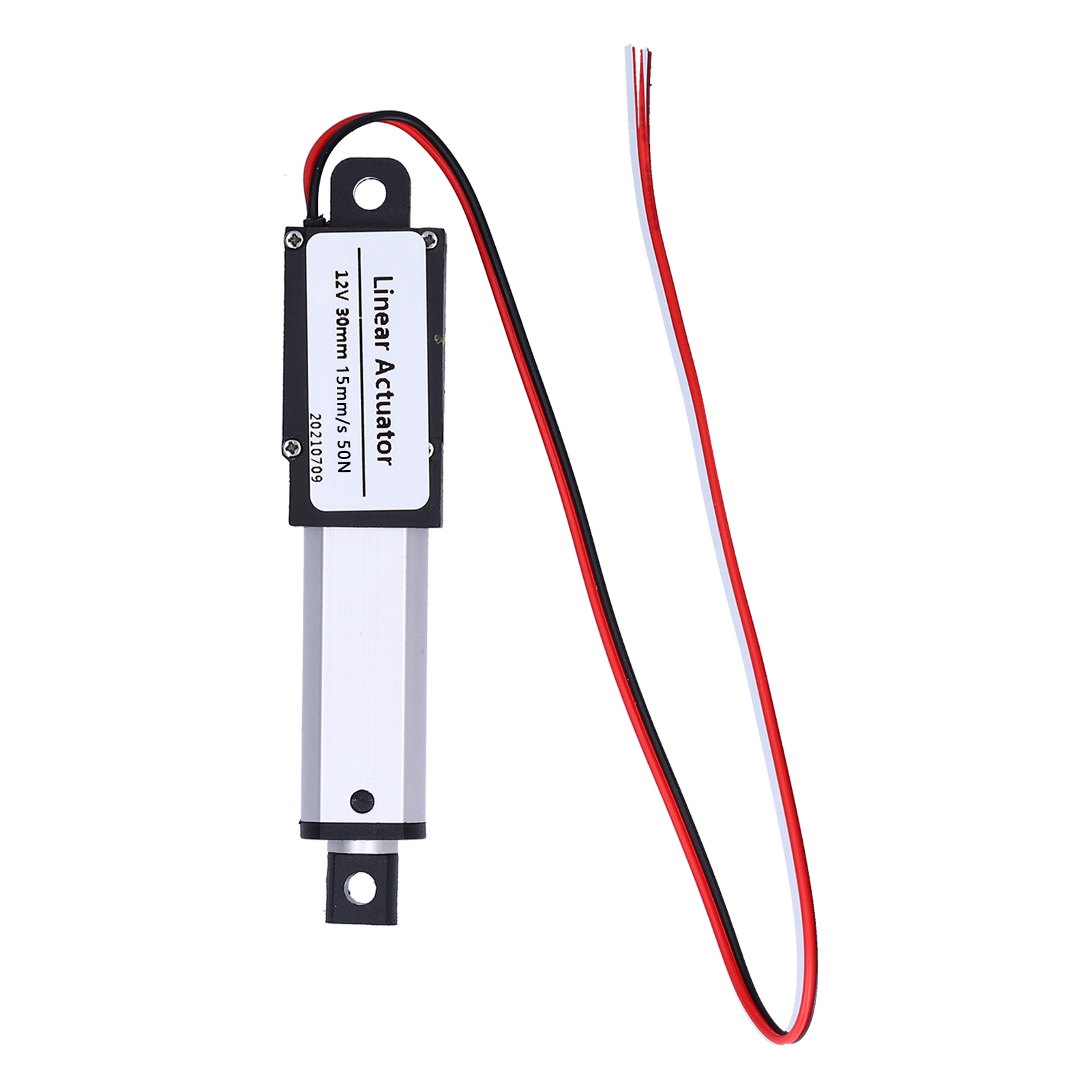 Mini-linearantrieb 12 V Dc, 30 Mm, Geräuschlos Und Wasserdicht, 50 N Schubkraft, 15 Mm/s Geschwindigkeit, Integrierter Schutz