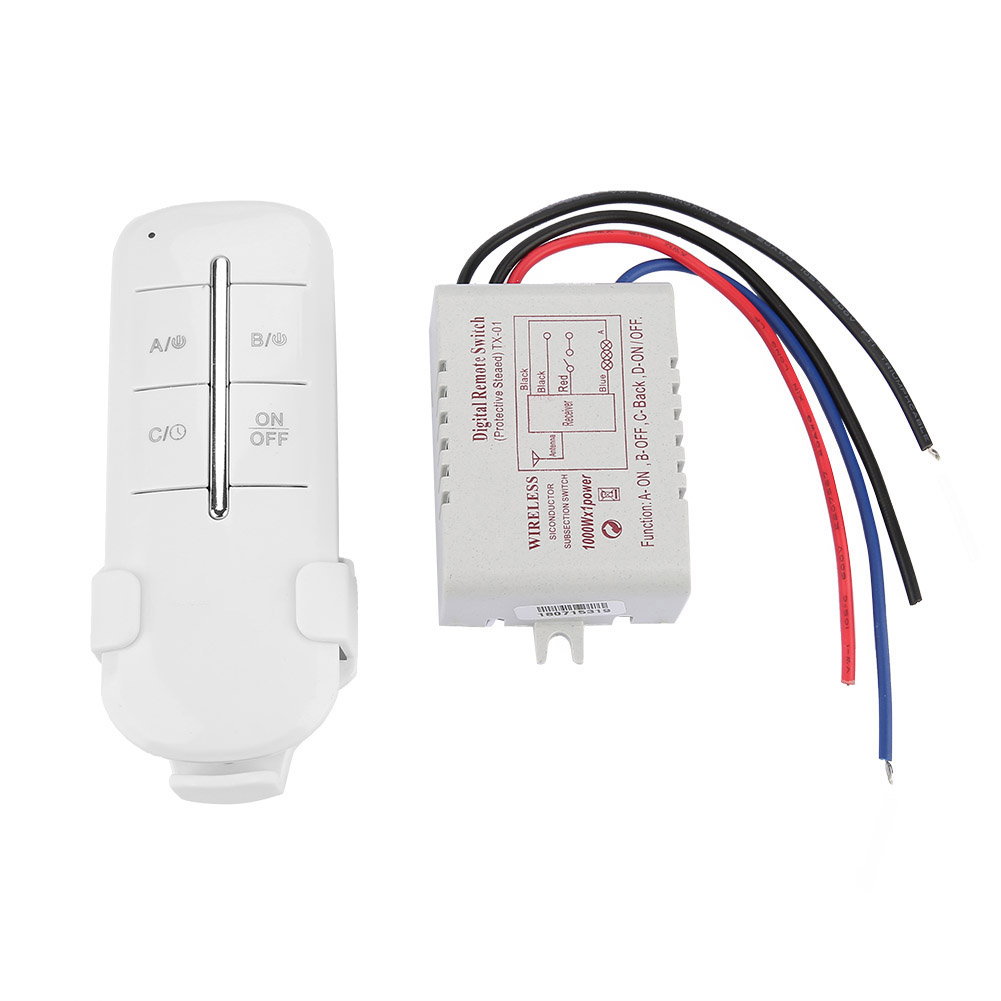 1000w Funk-ein/aus-schalter Für Beleuchtung, Fernbedienung Ac 180-240v (1 Kanal)