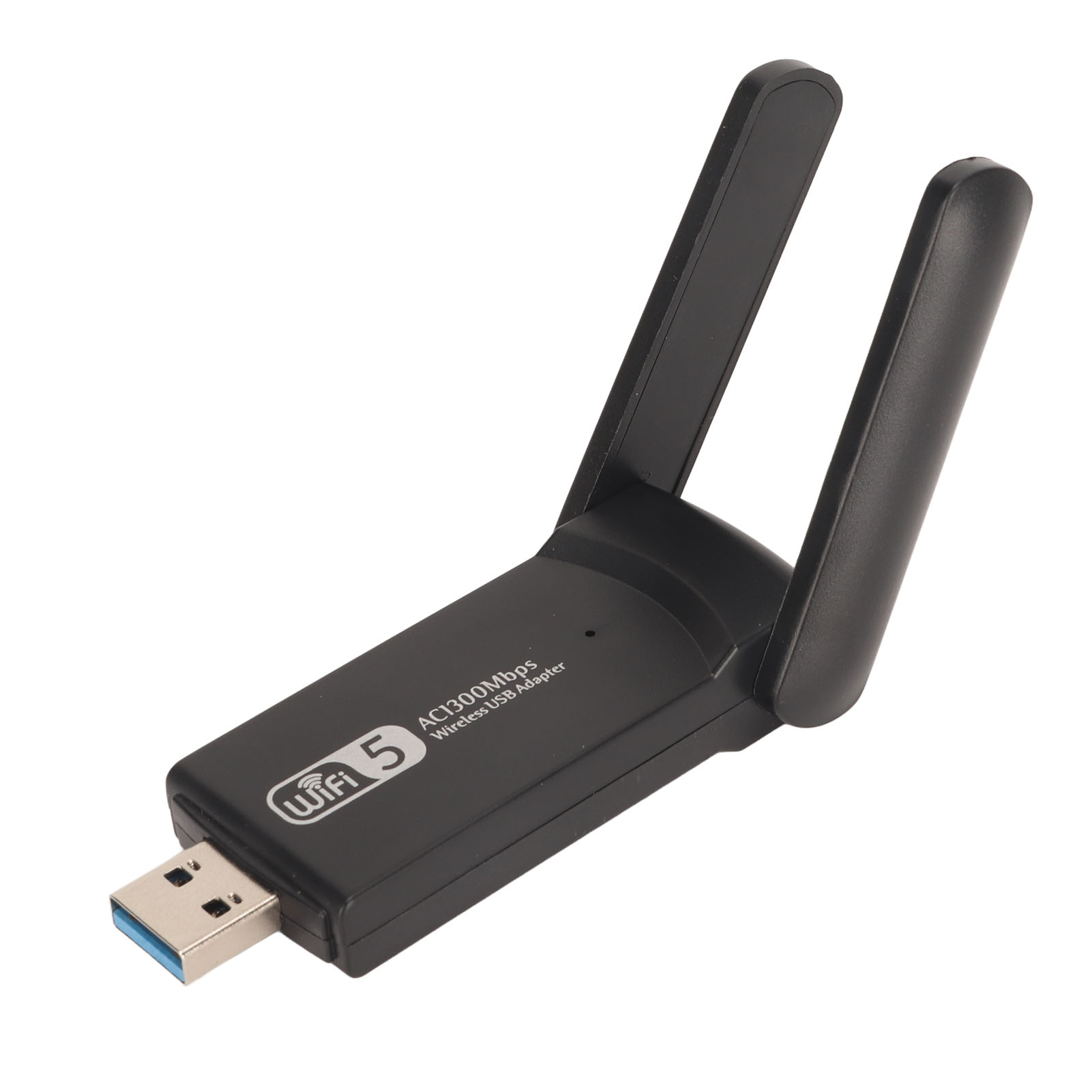 Dualband-wlan-adapter (2,4 Ghz/5 Ghz, 1300 Mbit/s) Mit Usb-anschluss, Externer Antenne Für Laptops, Plug & Play Usb 3.0