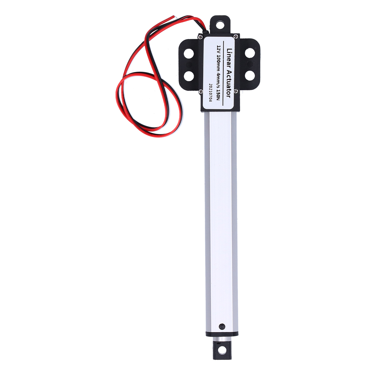 100 Mm 12 V, 150 N Elektrischer Linearantrieb, Geräuscharm, Kurzschlussschutz, 4 Mm/s Geschwindigkeit, Kompakter Zylinder.