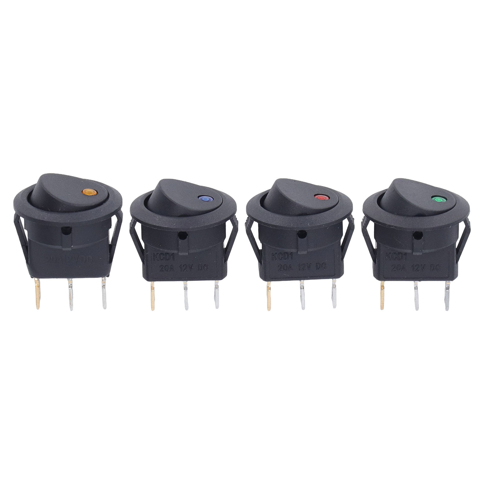 12v 3-polige Led-ein/aus-schalter Für Boote - 20mm Durchmesser