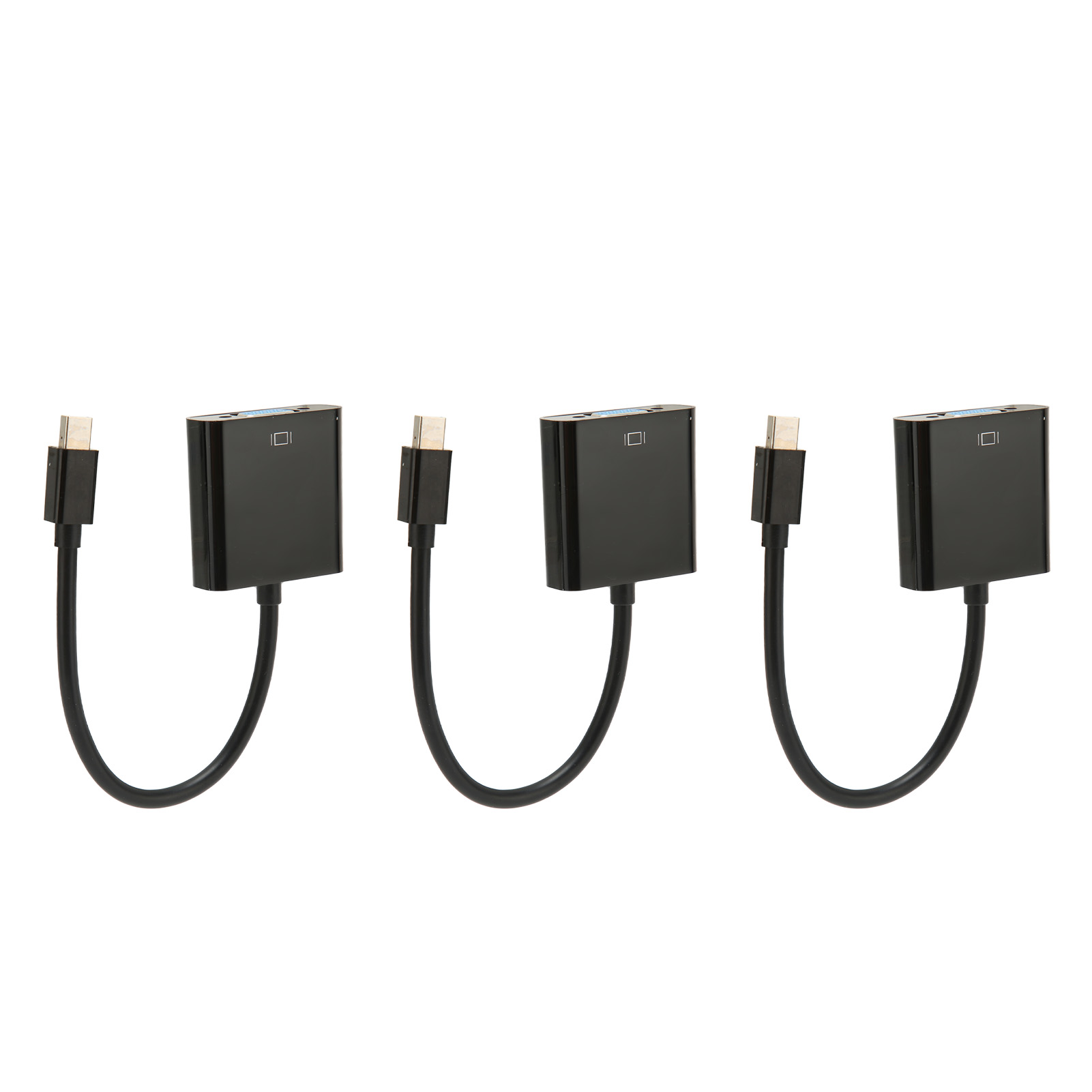 Mini Displayport Auf Vga-adapter – 3er-pack, 1920 X 1200 Pixel Auflösung, 60 Hz, Pc/mac-kompatibel, Plug & Play