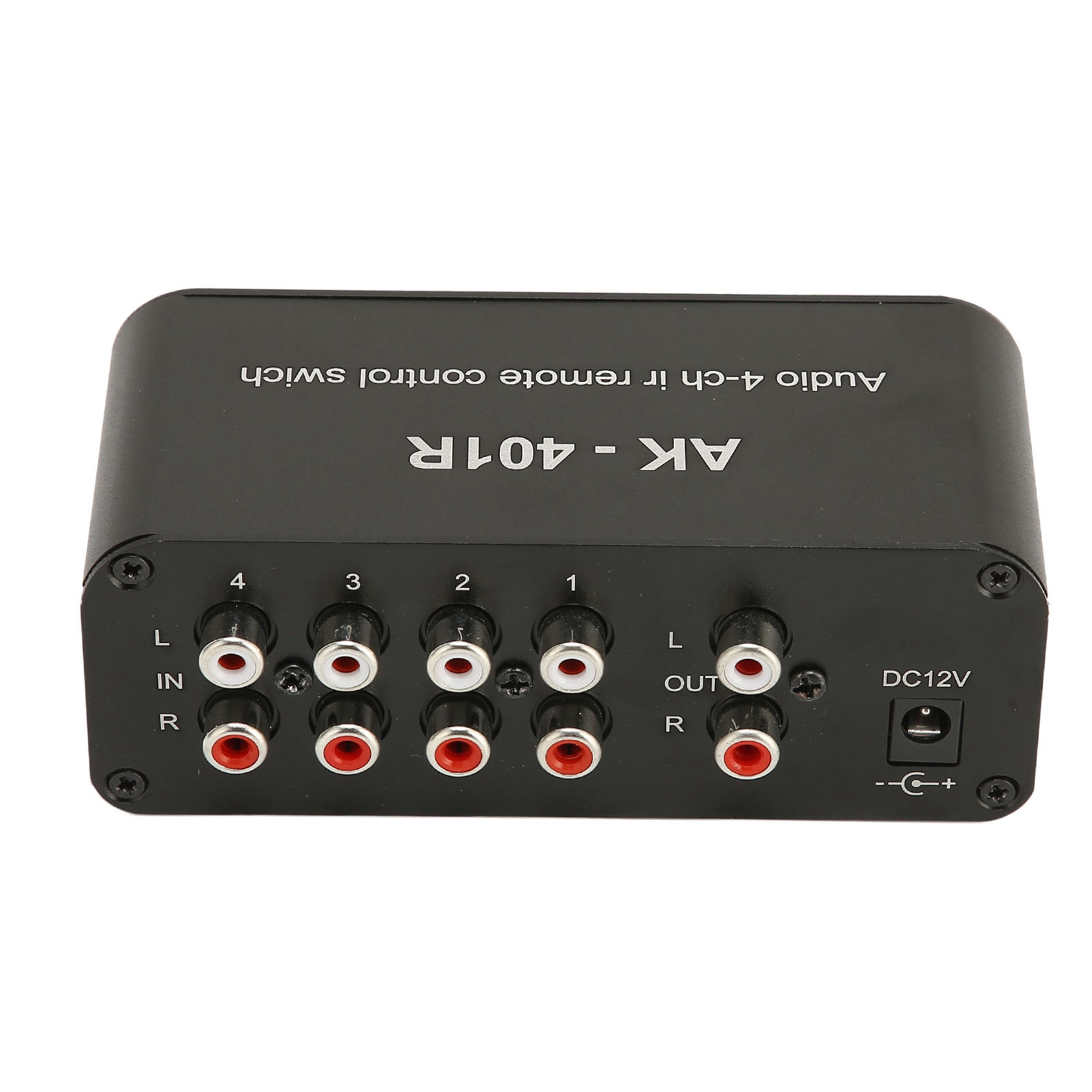 4-kanal-rca-audio-/video-umschalter Mit Infrarot-fernbedienung Für Playstation Und Heimkino