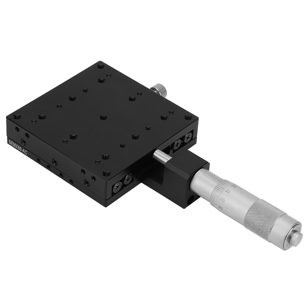 80x80 Mm Manuelle Feineinstellplatte Mit Gekreuzten Rollen Für Präzise Ausrichtung