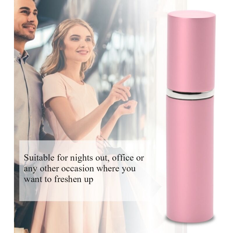 Leere, Wiederbefüllbare 10-ml-sprühflasche In Rosa Für Parfüm Und Ätherische Öle