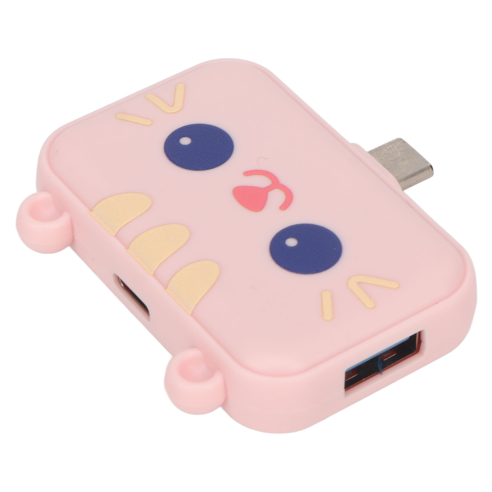 Dreifach-port-4k-pd-60-w-usb-c-netzteil Für Macbook Und Smartphones – Pink