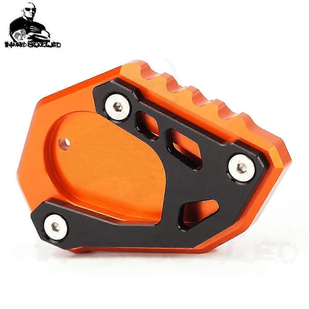 Für Ktm 1050 Adventure Adv 2014–2022 Motorrad Cnc-seitenständer-verlängerungsplatte – Zubehör – Ohne Logo, Schwarz