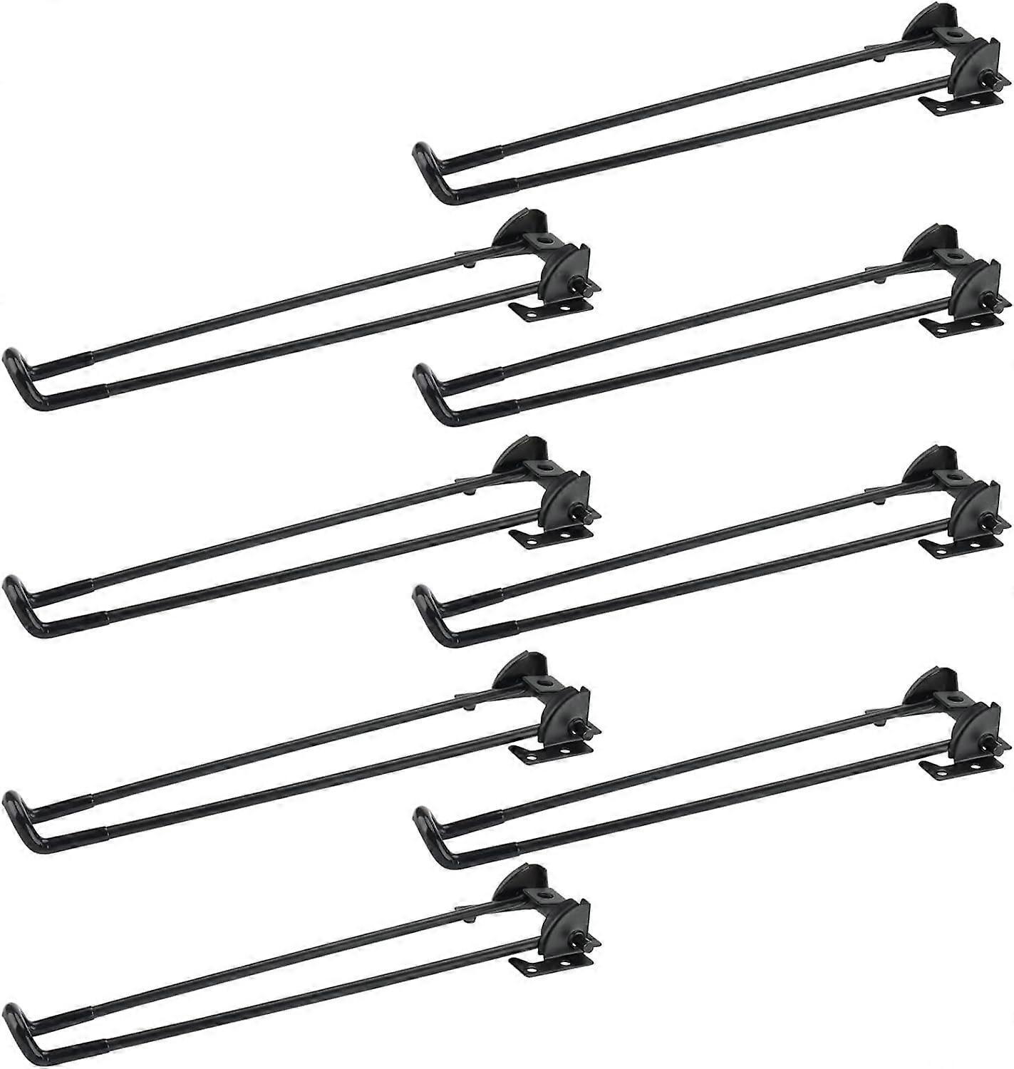 8 Verstellbare Schrankbeine, 32 Cm (12 Zoll), Klappbare Haarnadelbeine Aus Metall, Möbelbeine Mit Metallstiften, Haarnadel-tischbeine Mit Schutzfüßen Für Couchtische, Diy-1-schwarz