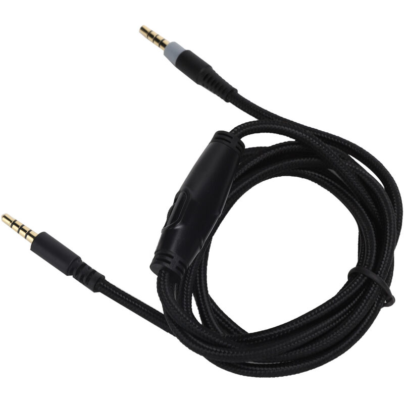 3,5-mm-klinkenstecker-auf-klinkenstecker-audiokabel, 1,5 M, Für Alpha- Und Skyline-kopfhörer, Schwarzes Stereo-anschlusskabel