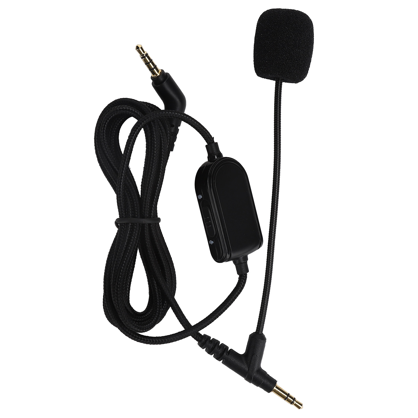 Ersatzkabel Für Gaming-headset Mit Lautstärkeregelung, Schwarzes Audiokabel, Kompatibel Mit Vmoda