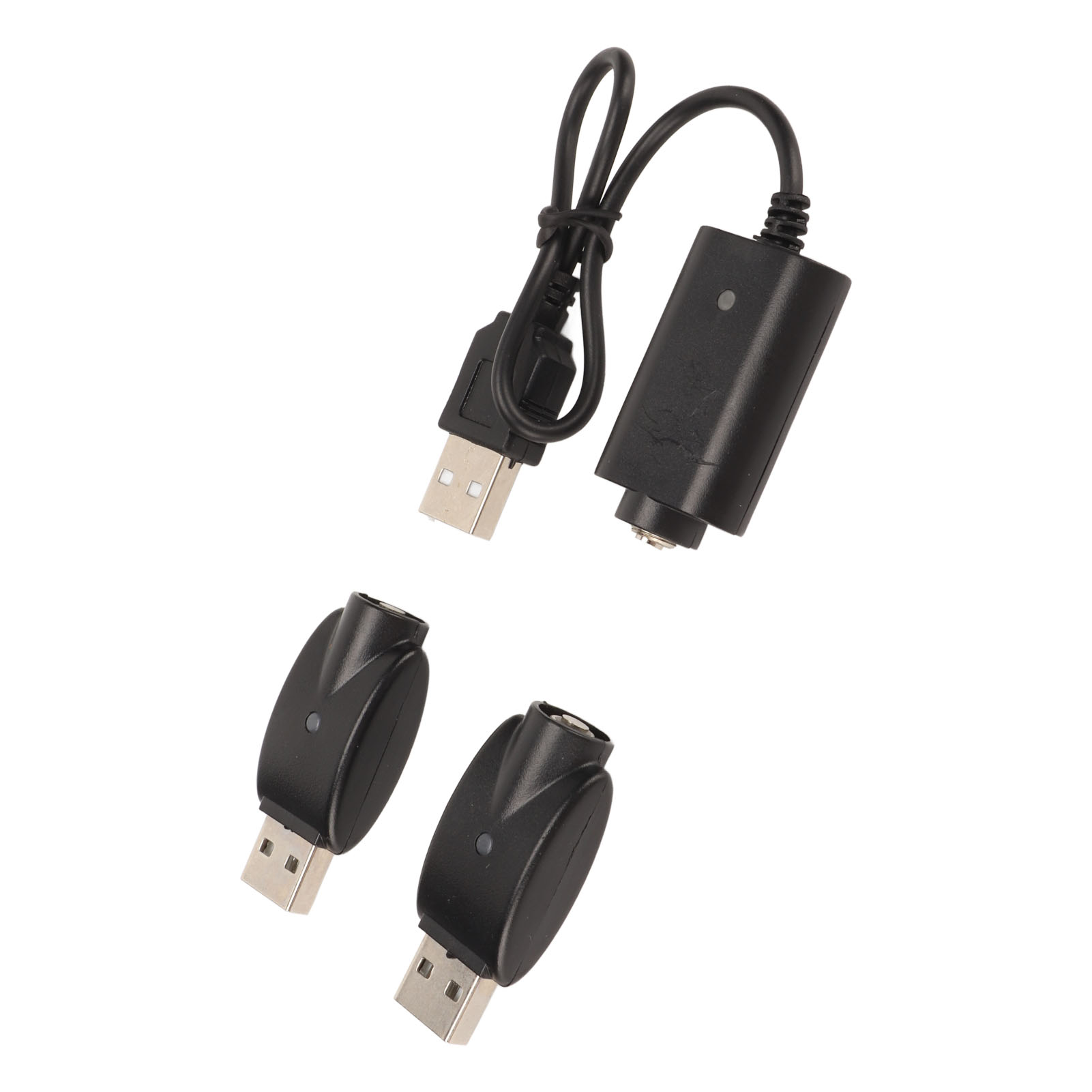 Intelligentes Usb-ladegerät Mit Überladeschutz Und Kontrollleuchte – Schwarz