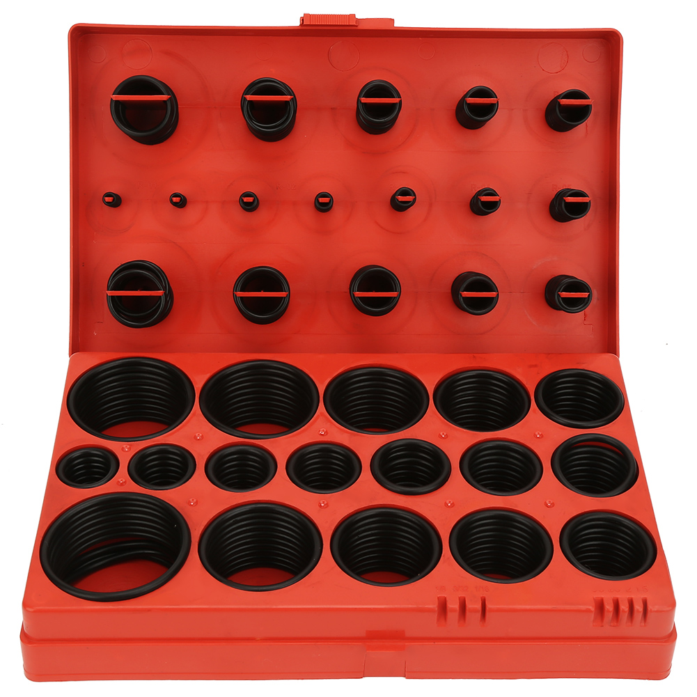 419-teiliges Set Schwarzer O-ringe Aus Gummi, 32 Größen, Universell Wasserdicht, Mit Aufbewahrungsbox