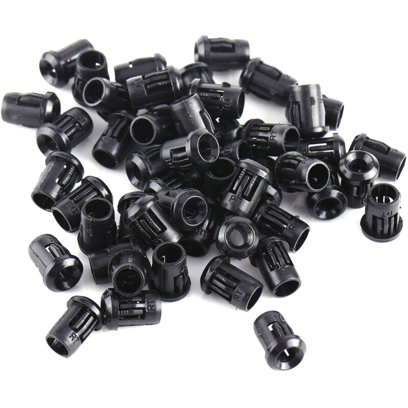 Schwarze Montagehalterung Für 3-mm-leds – 50 Stück Inklusive Clip Und Ring