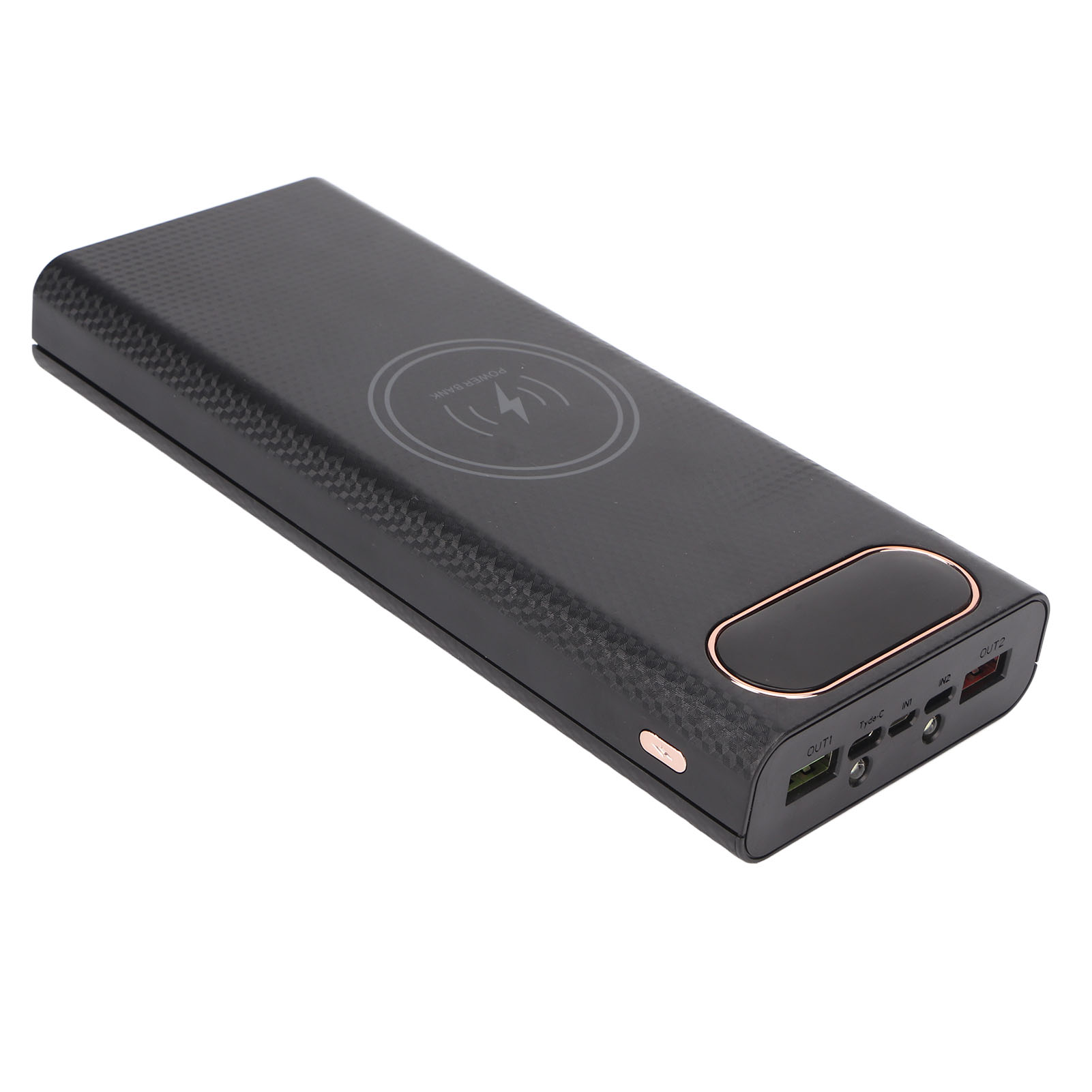 Akkugehäuse Für 21700-akkus Mit 22,5-w-schnellladefunktion Und 15-w-wireless-charging, Diy-powerbank-box, Schwarz