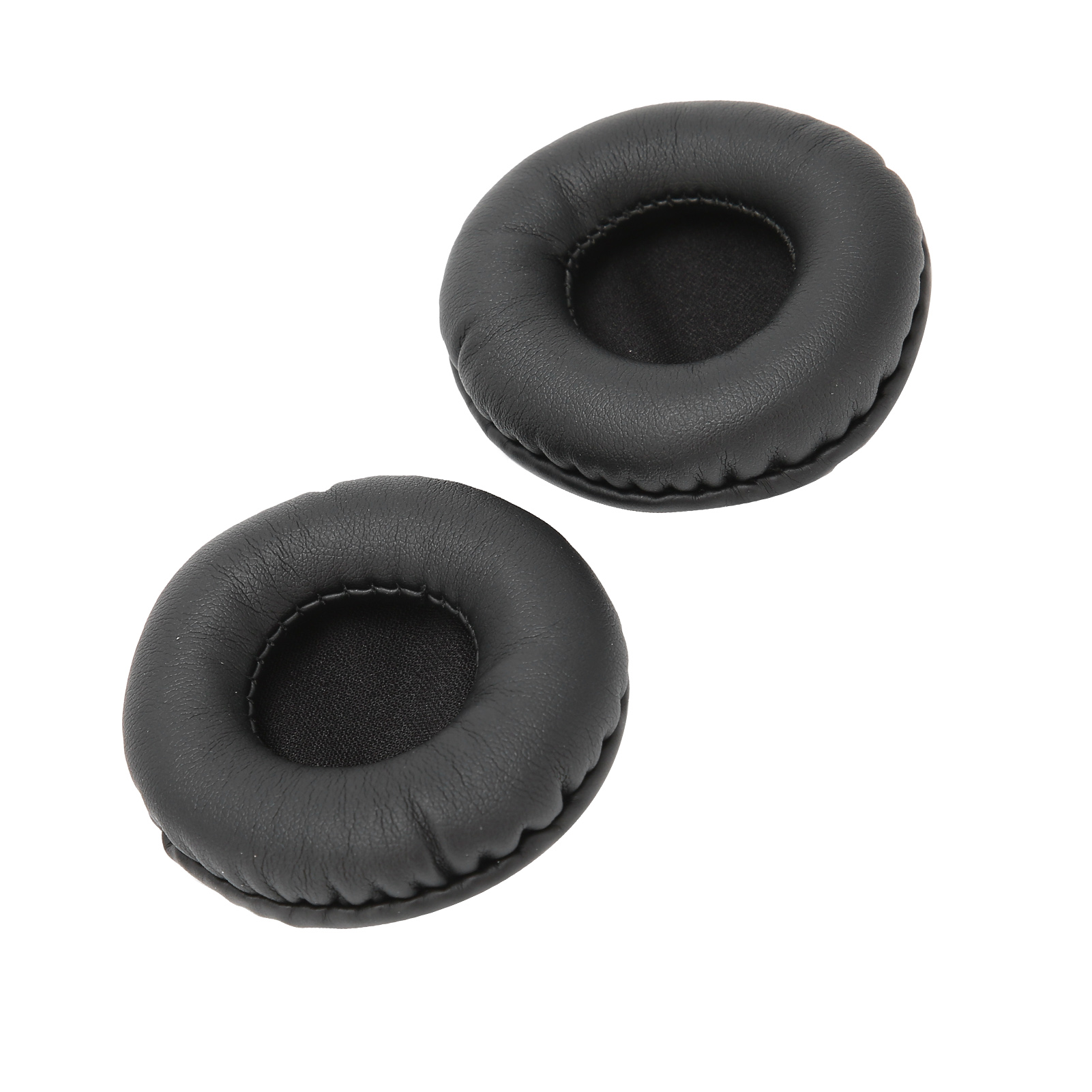 Paar 60-mm-ersatz-ohrpolster Für Kopfhörer, Universeller, Komfortabler Schaumstoff, Schwarz