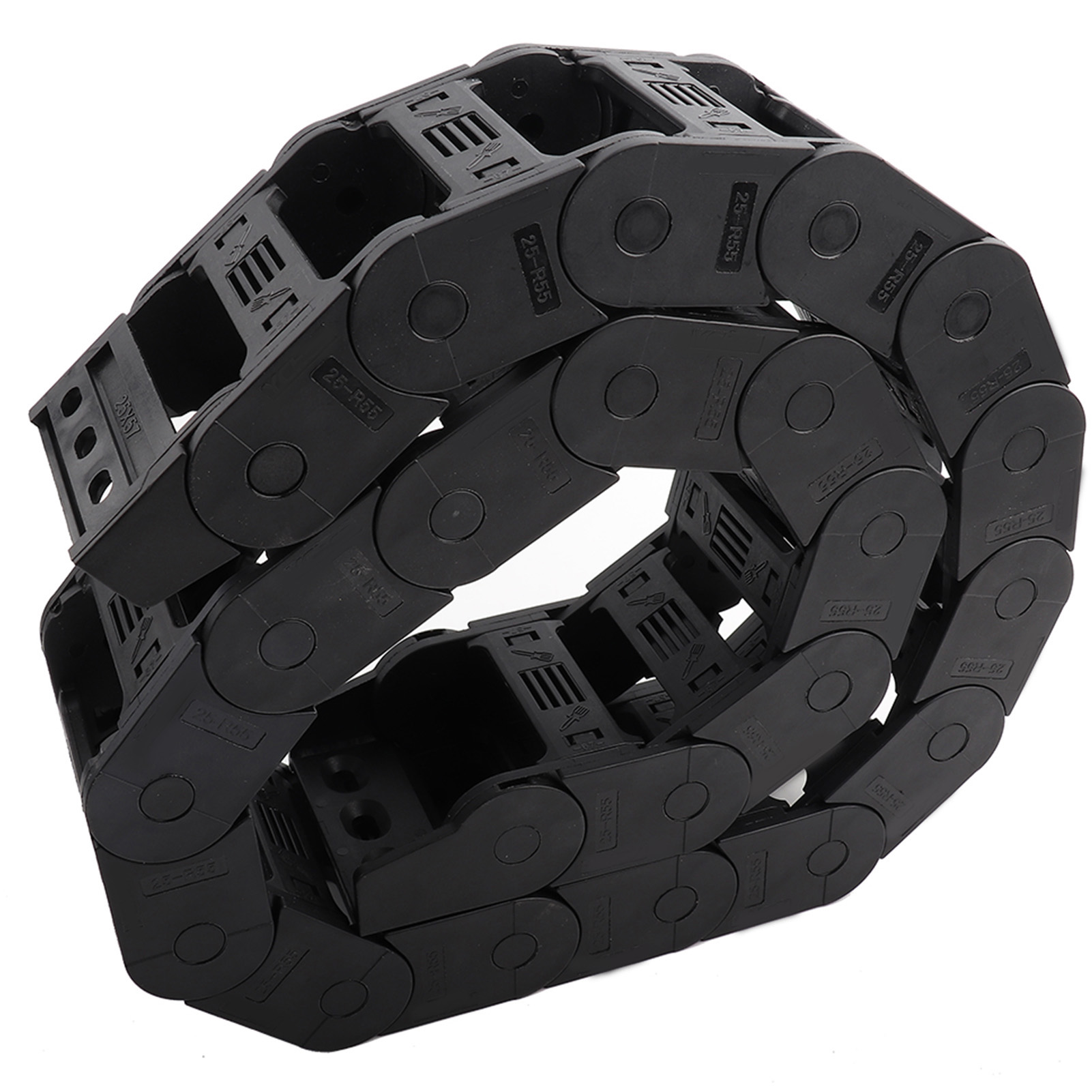 100 Cm Lange Nylon-drahtträgerkette, 25 X 57 Mm Kabelschutzschlauch Für Graviergerät, Zubehör An Beiden Enden Offen