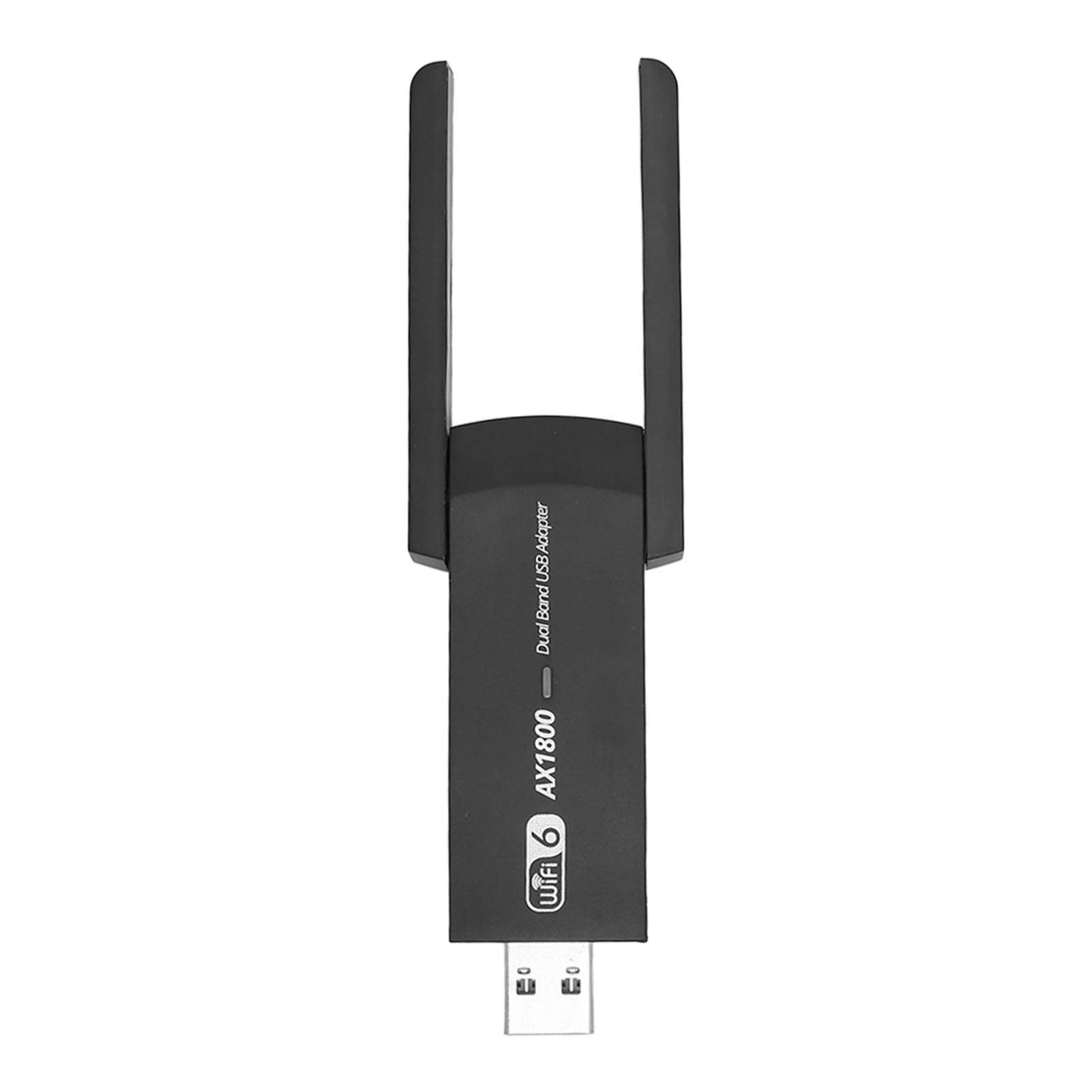 Wifi 6 Usb 3.0 Ax1800 Adapter, Dualband 2,4/5 Ghz, Mu-mimo Netzwerkkarte Für Pc Und Laptop