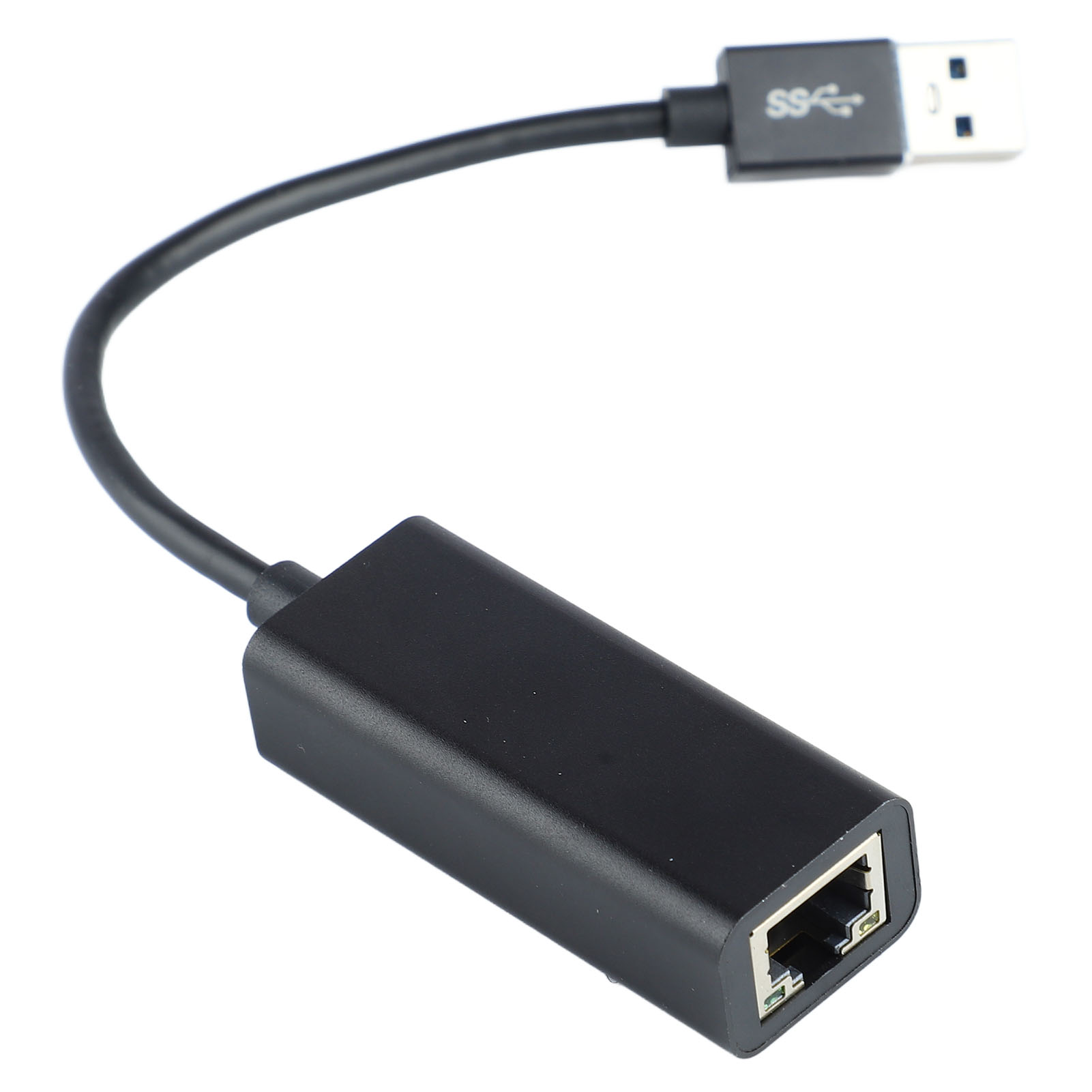 Usb-c Gigabit-ethernet-adapter Für Ipad Pro, Surface, Macbook – Led-anzeige – Schwarz