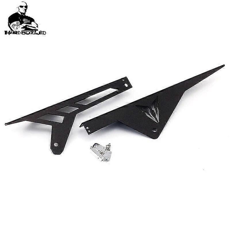 Kettenschutzabdeckung Aus Cnc-gefrästem Aluminium Für Yamaha Mt-09 Xsr900 Motorräder (2013–2022, Modelljahre 2019) – Schwarz, Ohne Logo