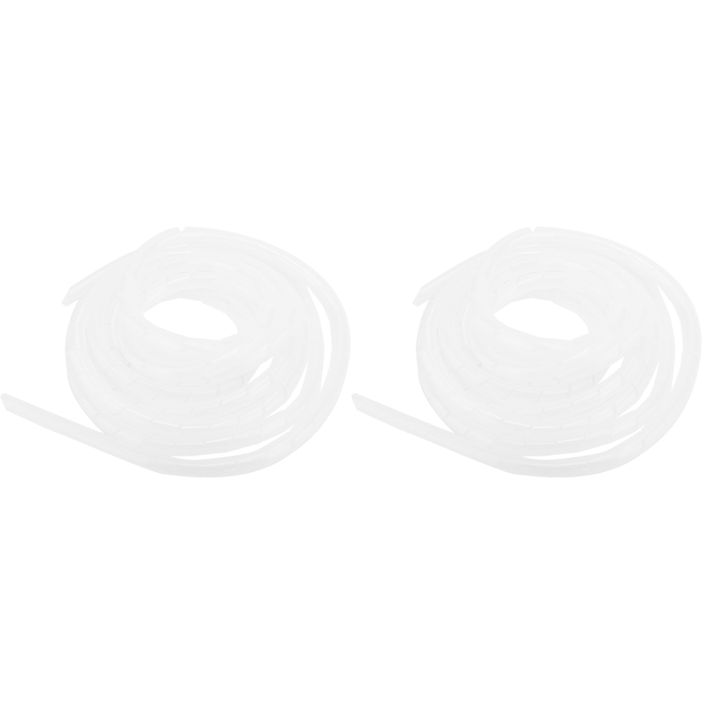 Weißer Spiralkabelschutzschlauch 14 Mm – 2er-pack, Schutz Und Management Von Elektrokabeln