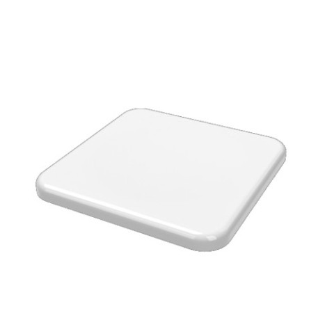 Segment Hockerplatte Weiß