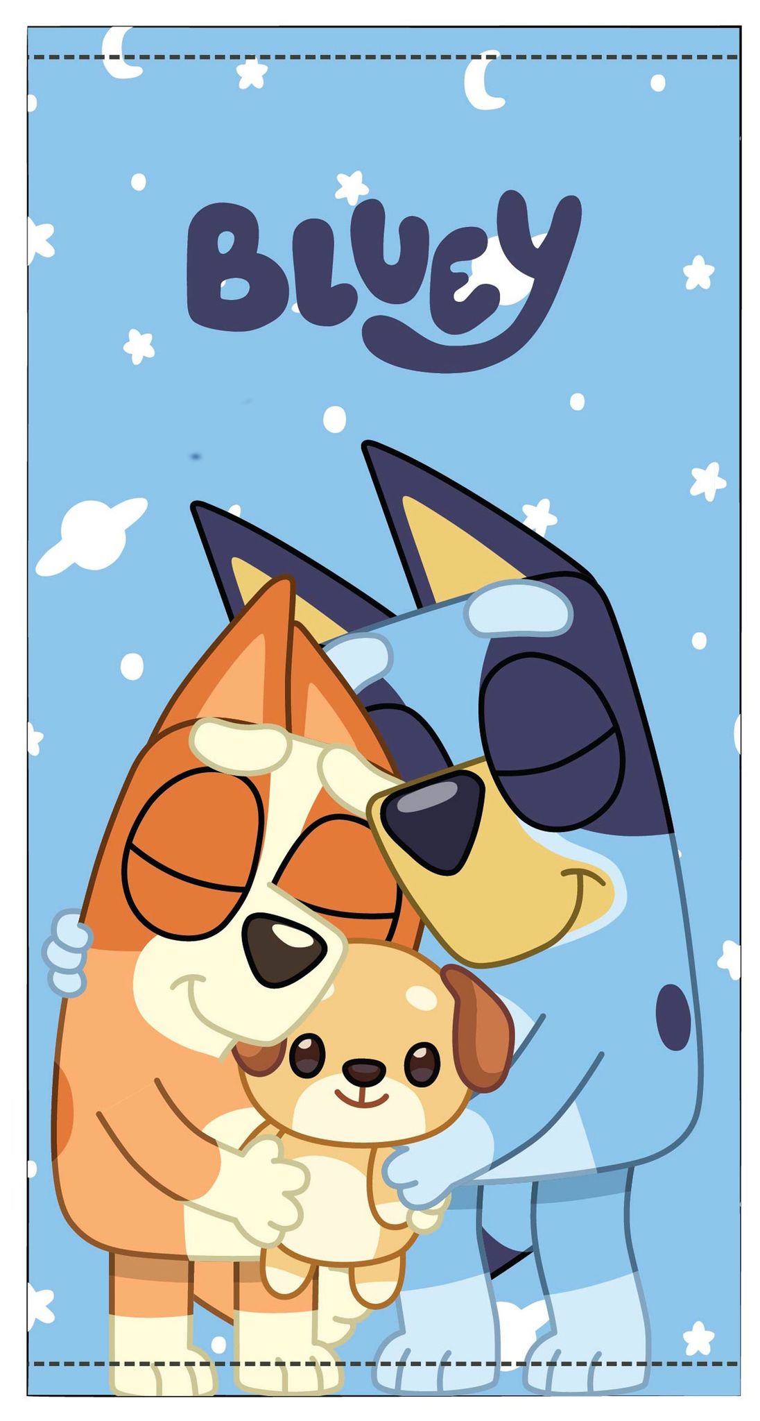 Bluey Schnelltrocknendes Strandtuch 140 X 70 Cm Kinder