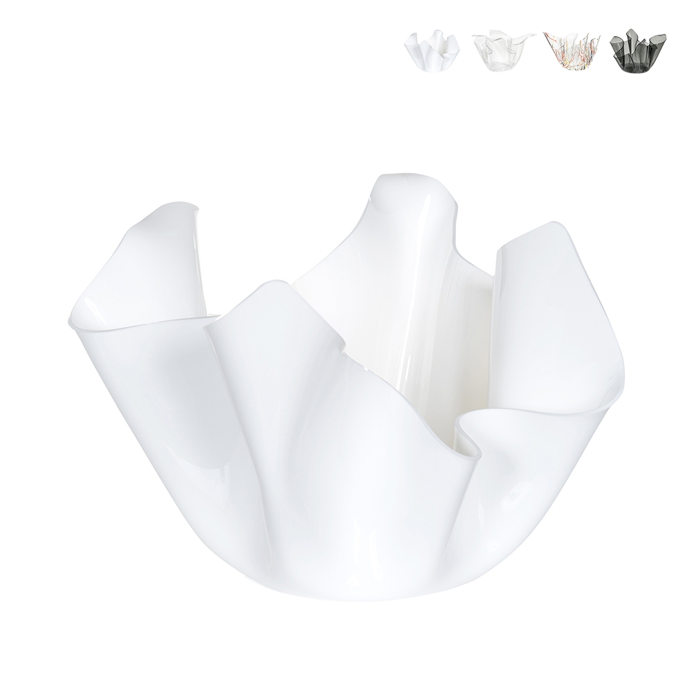 Blumentopf Für Innenräume Aus Transparentem Plexiglas Eisbehälter Drappeggi - Weiß
