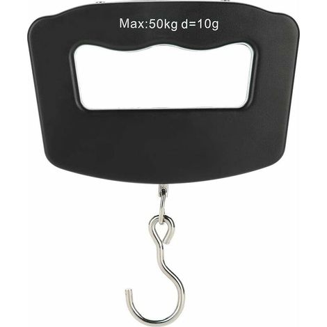 Digitale Gepäckwaage 50 Kg/10 G, Reisegepäckwaage, Tragbare Gepäckwaage, Angelwaage, Kofferwaage Für Reisen, Einkaufen Und Zuhause
