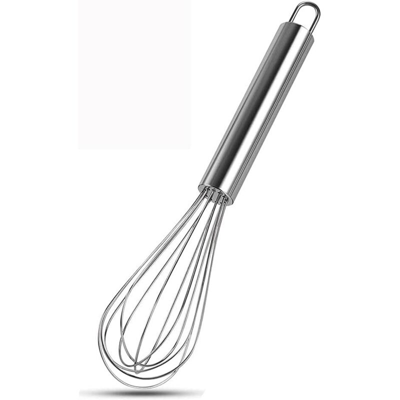 Handrührgerät Aus Edelstahl, Milchaufschäumer, Gebäckherstellung, Backen, Haushaltsgerät (8 Zoll)