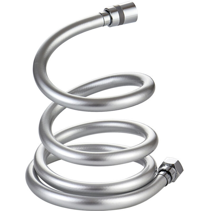 1,5 M Langer Pvc-duschschlauch, 360°-dreh- Und Knickschutz, Messinganschluss, Universal G 1/2