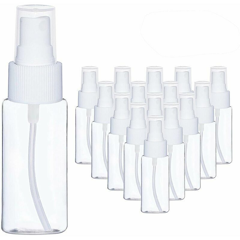60-ml-sprühflasche Aus Klarem Kunststoff, Sprühflasche Mit Seitlichem Sprühknopf, Parfümflasche, Sprühflasche, Kleine, Klare Haustiersprayflasche