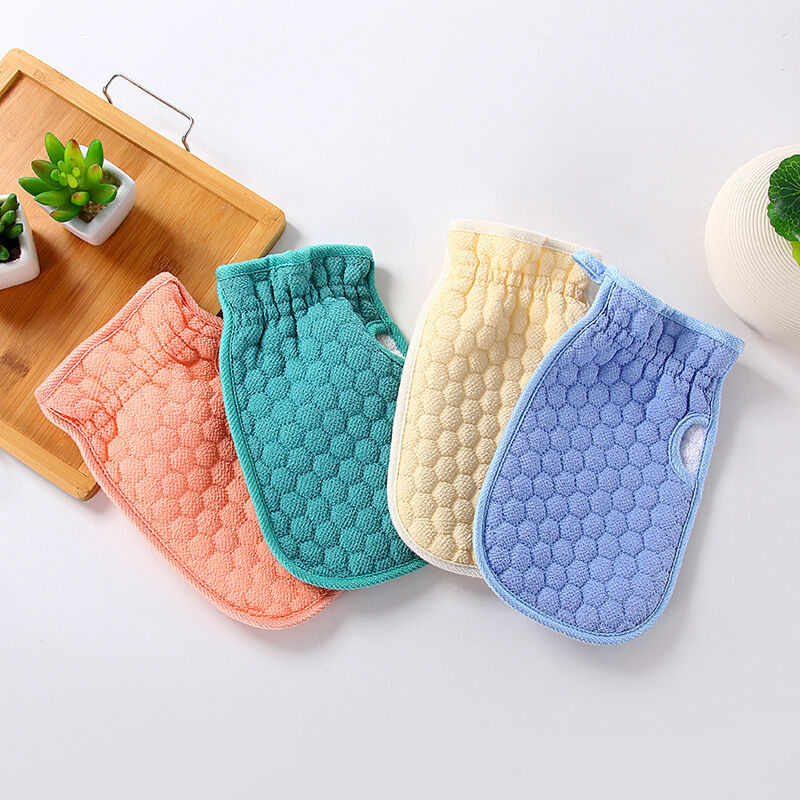 4x Peeling-handschuh, Luffa-handschuh, Körperpeeling-handschuh, Sanft Zur Haut, Peeling-waschlappen, Superweicher Peeling-badehandschuh, Reinigt Und Klärt Die Haut Und Entfernt Abgestorbene Hautschüpp