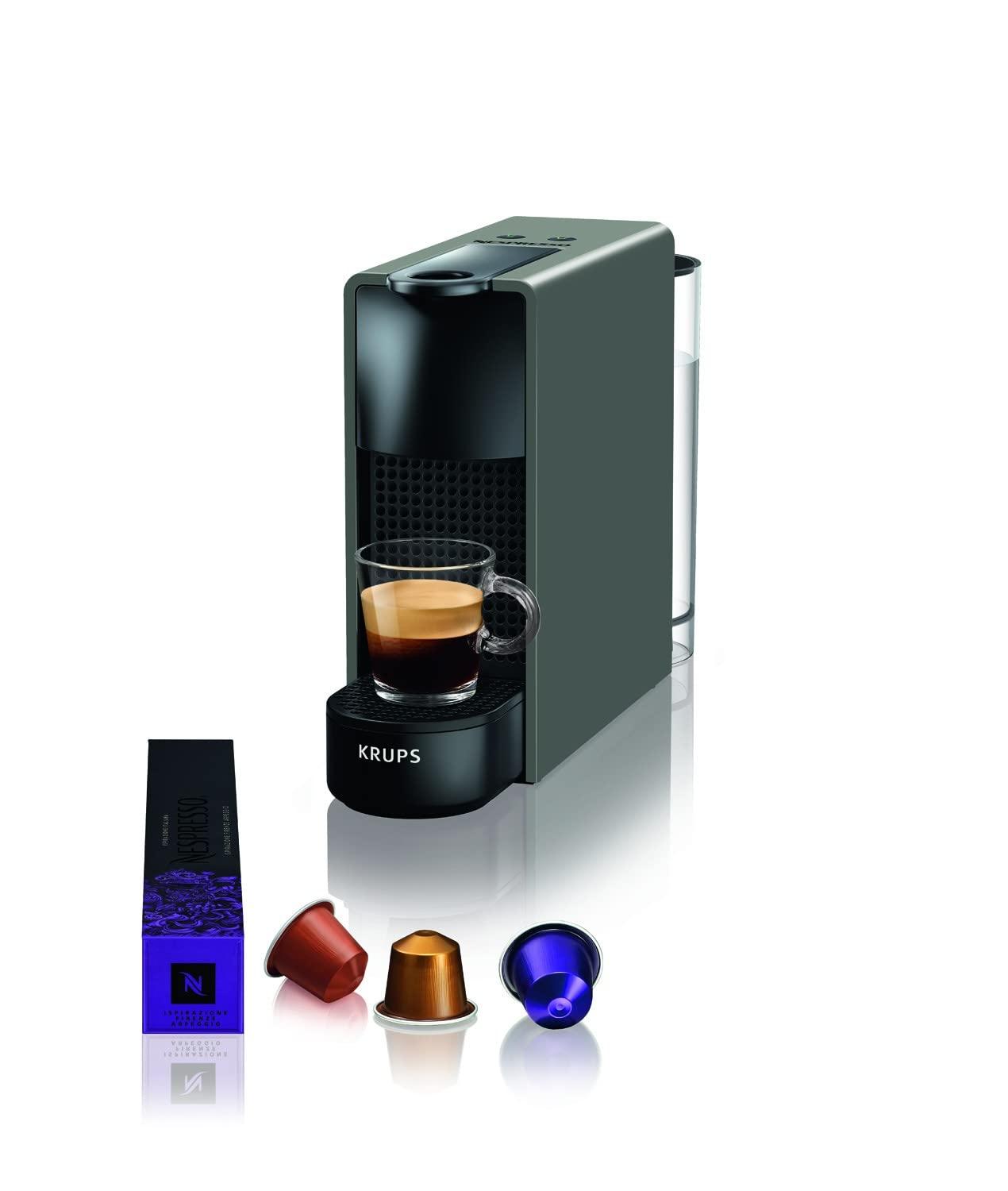 Kaffeemaschine Nespresso Essenza Mini Schwarz Kompakt Design