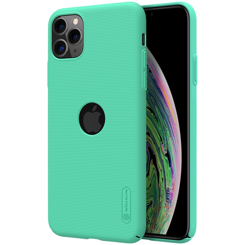 Nillkin Super Frosted Shield - Apple Iphone 11 Pro Hülle Mit Logo-ausschnitt (mintgrün)