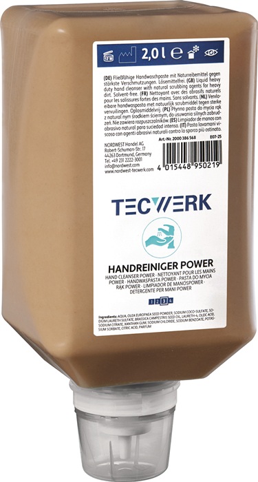 Tecwerk Handreiniger Power 2l Seifenfrei,lösemittelfrei,parfümiert Tecwerk