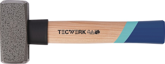 Tecwerk Fäustel Kopf-g.2000g Hickory Stielschutzhülse Tecwerk