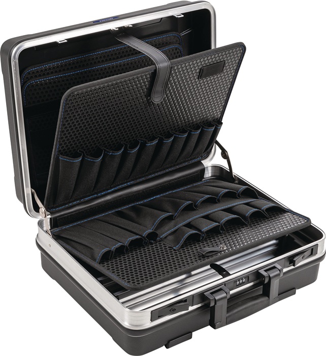 Tecwerk Schalenkoffer B500xt200xh420mm M.wkz.taschen 28,1l Abs-ku.alu-rahmen Tecwerk