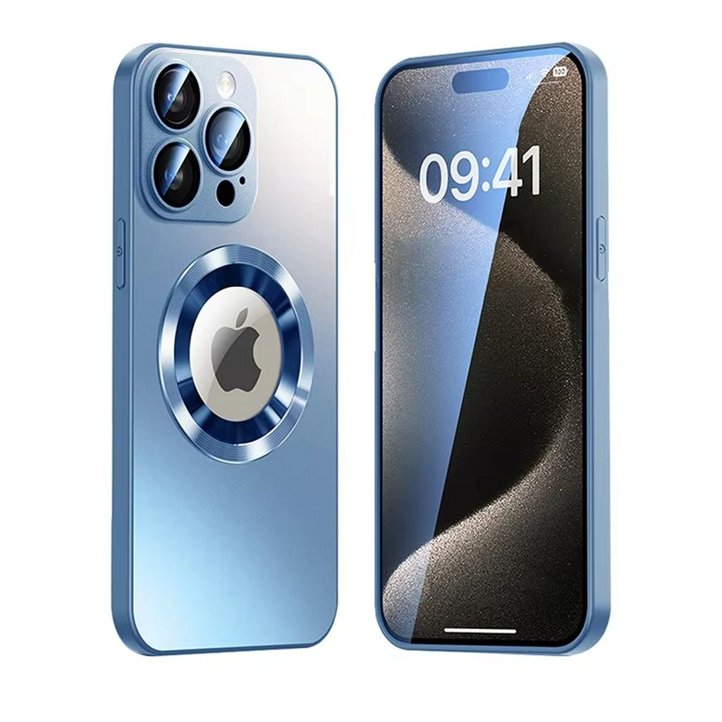 Magnetisches Cover Iphone 16 Pro Mit Linsenschutz Und Logo Ansicht - Blau 204999508 204999508 204999508