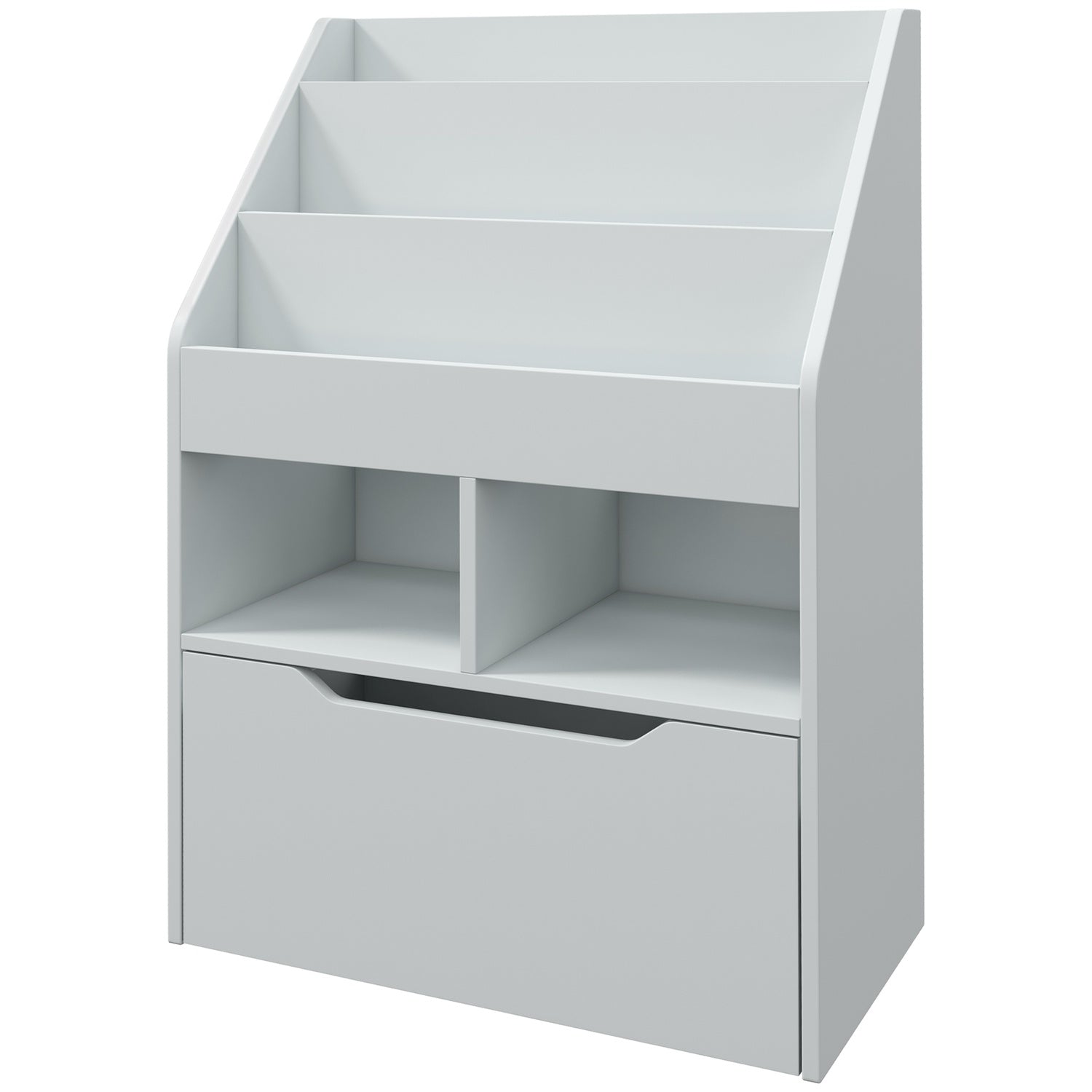 Kinderbucherregal Mit Schublade Grau 60 X 30 X 90 Cm 211743198 211743198