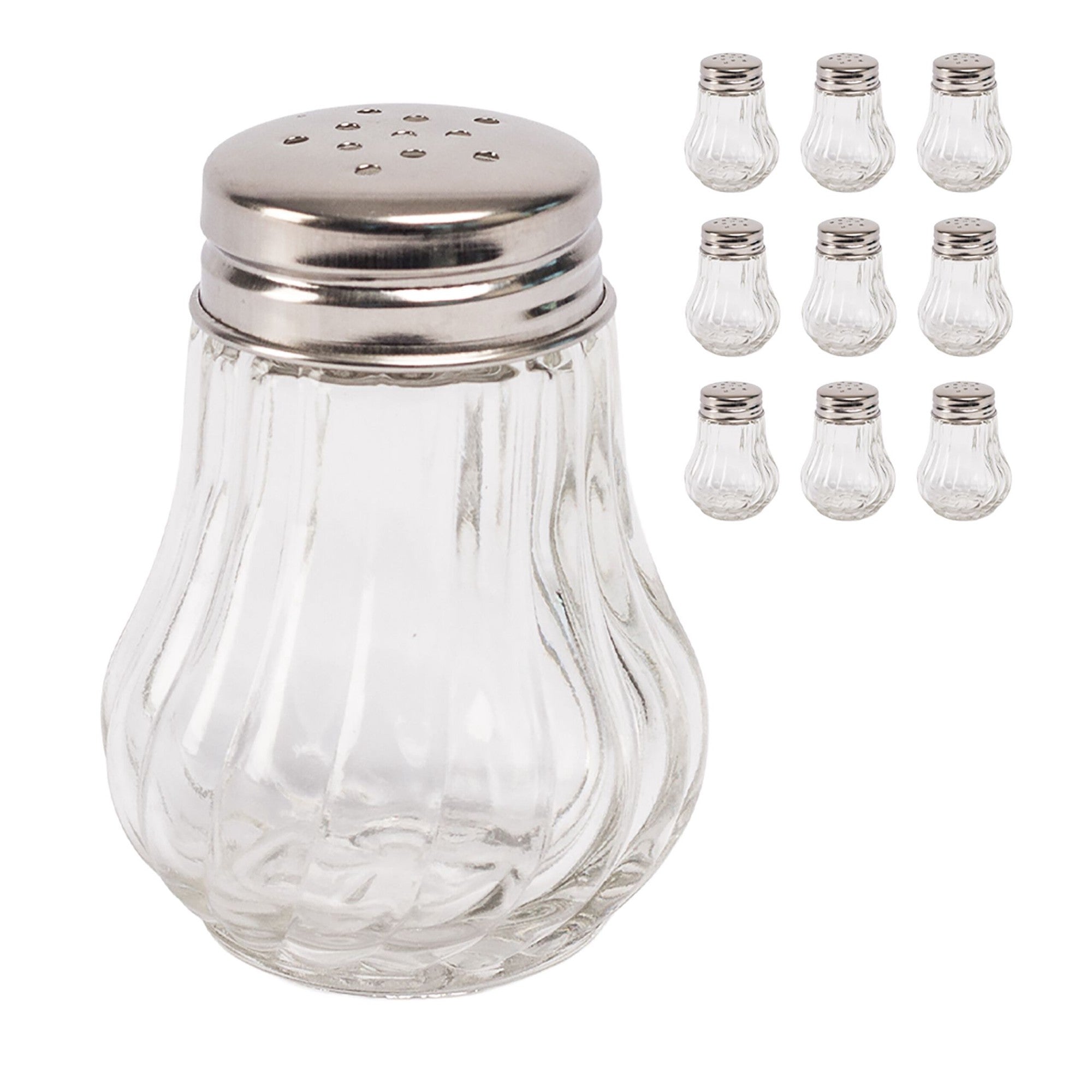 Salz Und Pfefferstreuer Set 10 Teilig Geriffeltes Glas 211337838 211337838 211337838 211337838