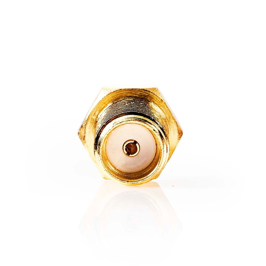 Nedis Sma Adapter / Sma-buchse / Ts9 / Vergoldet / 50 Ohm / Gerade / Pvc / Gold / 2 Stück / Box