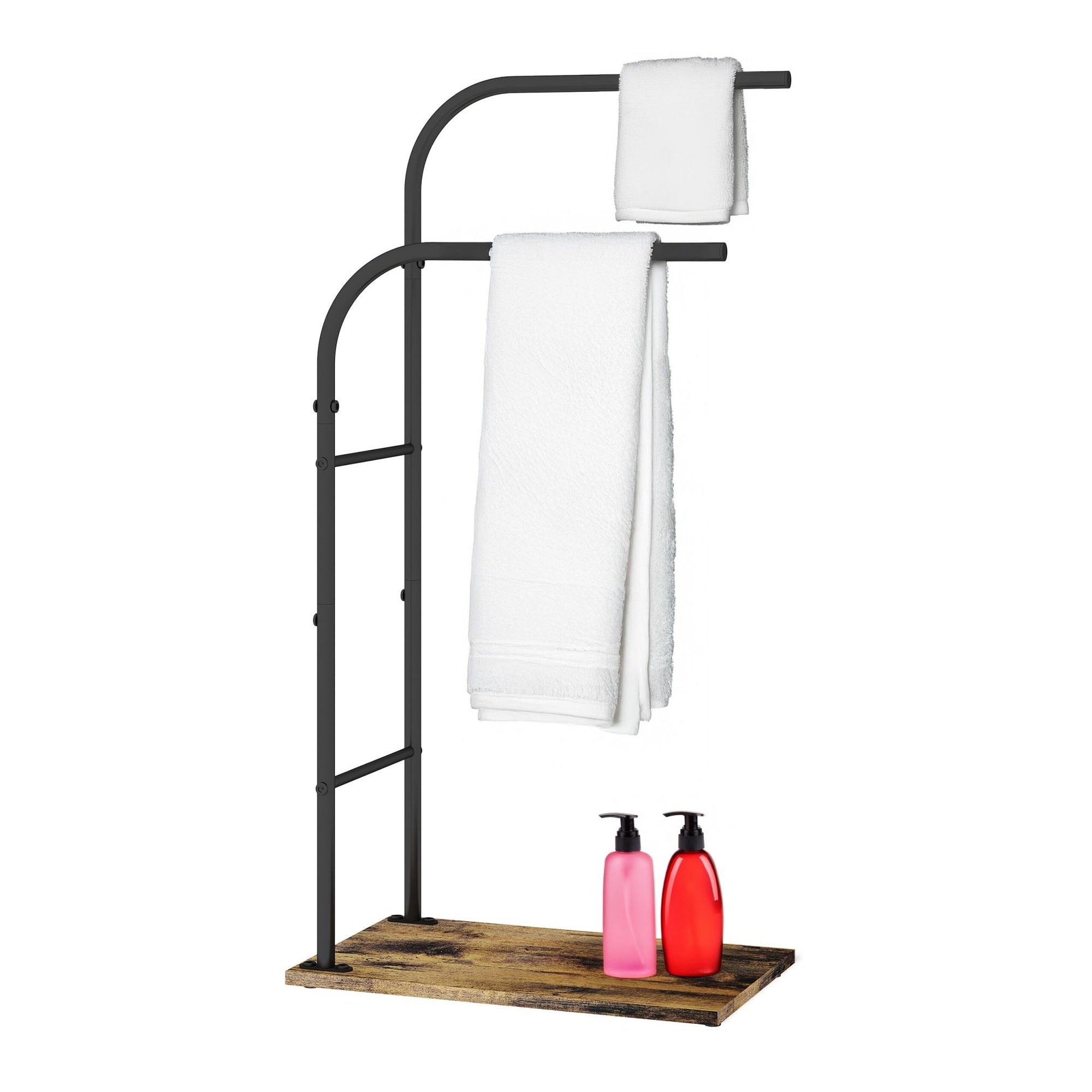 Industrieller Handtuchhalter Mit Ablage - Freistehend Platzsparend 211171849 211171849 211171849