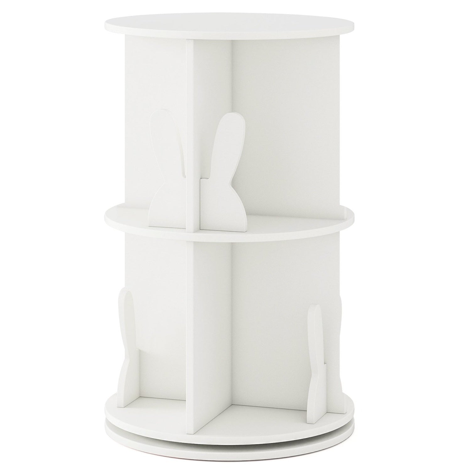 Drehbares Kinderbucherregal Mit 2 Stufigen Hasenteilern 360 40x40x65cm 212817086 212817086 212817086