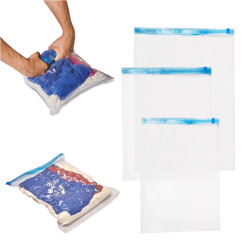 Vakuum Rollbeutel Fur Kleidung 9 Stuck 3 Groen 35 X 50 Cm 40 X 50 Cm 50 X 70 Cm 202114899